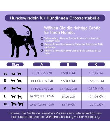 Reusable Soft Dog Diapers for Bitches - High-Suction Incontinence Heat Pants (3 Pack Size M) - Ideal for Pets - Buy Online on GoSupps.com