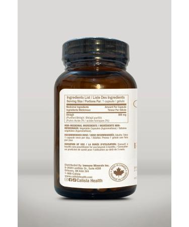 Calisla Shilajit Capsules 2-month Supply (500mg of Purified Shilajit) - Fulvic Acid - Buy Online on GoSupps.com