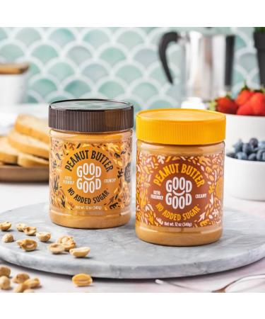 GOOD GOOD Beurre de cacahu te cr meux compatible avec le r gime c tog ne Faible teneur en glucides et sans sucres ajout s V g talien Sans conservateurs Sans OGM 340 g (lot de 1) - Buy Online on GoSupps.com