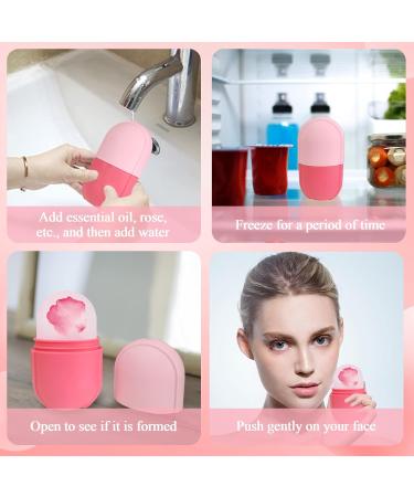Buy Ice Roller for Face & Eyes | Facial Beauty Tool to Shrink Pores & Reduce Fine Lines - Pink - Buy Online on GoSupps.com