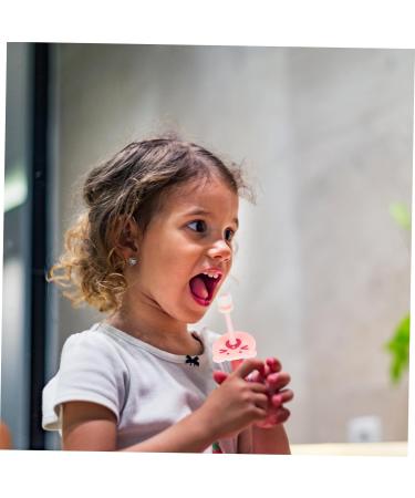 Gatuida 8 Pcs Baby Toothbrush Set with Clean Pebbles & 1 Straw Cup - Perfect Child Mouthpiece for Oral Care - Buy Online on GoSupps.com