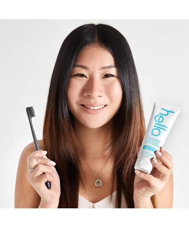 Hello Goodbye Plaque-Hello Whitening Toothpaste Fluoride Free Vegan & Sls Free Natural Peppermint with Tea Tree & Coconut Oil 98ml Pack of 3 Amazon Exclusive Peppermint 32.67 g (Pack of 3) - Buy Online on GoSupps.com