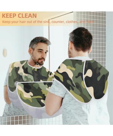 Camouflage Beard Bib Apron for Men | Hair Catcher & Shaving Gift | Perfect for Father's Day & Anniversaries - Buy Online on GoSupps.com