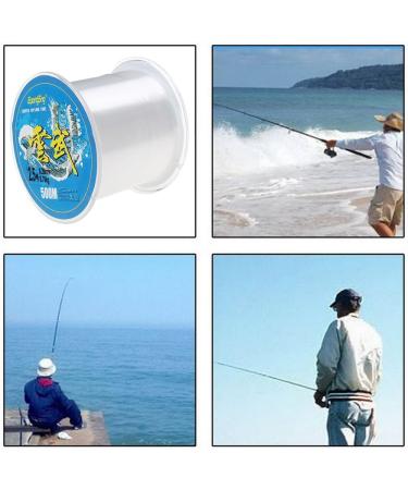 547 Yards Clear Monofilament Fishing Line - Nylon Fish String for Hanging Decorations - Buy Online on GoSupps.com