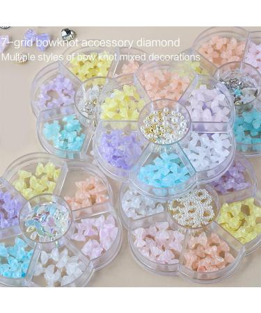 Nail Art Decorations Nail Art Colorful Bowknot For Nail Jewelry Making Nail Decorations - Buy Online on GoSupps.com