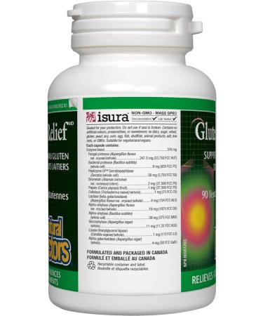 Gluten Relief (90Capsules) Brand: Natural Factors - Buy Online on GoSupps.com