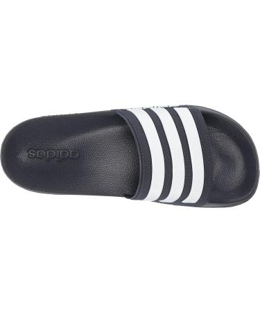 Adidas Men's Adilette Shower Slide Sandal 10 - Legend Ink/White - Buy Online on GoSupps.com