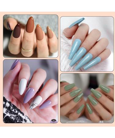 16 Colors Solid Gel Nail Polish Gel Palette Nail Polish with Nail Brush Popular Colors Cream Manicure Palette UV Gel Varnish Portable Nail Polish Art Kit for Home DIY Manicure Nail Salon (#01) - Buy Online on GoSupps.com