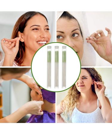 Heallily 180 Pcs Earrings Hole Cleaner Dental Floss - Disposable Ear Piercing Care Tool for Smell Removal | Ideal for Girls & Men - Buy Online on GoSupps.com