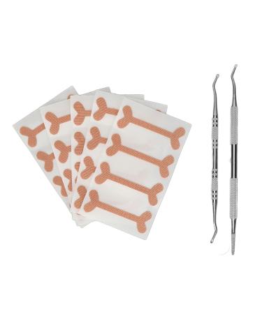 Toe Nail Growth Corrector Device Set Stainless Steel Ingrown Toenail Corrector Strips Kit for Pedicure