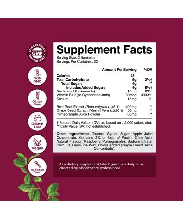 Bundle of Male Fertility Supplement for Enhanced Count Motility & Overall Fertility Support and Beet Root Gummies Invigorating Beet Gummies for Adults Nitric Oxide Energy & Heart Health Support - Buy Online on GoSupps.com