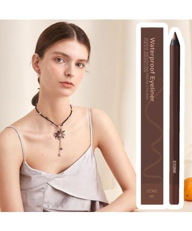 Waterproof EyelinerGliding Waterproof Eye Pencil Long Lasting Highly Pigmented Gel Makeup Pen for Party Daily Use Performance Dance Evening - Buy Online on GoSupps.com