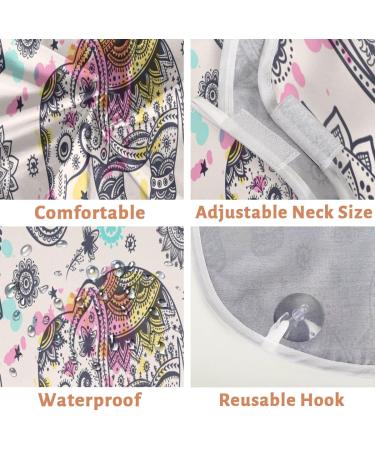 Beard Bib Apron for Men | Non-Stick Waterproof Hair Catcher & Grooming Cape with Elephant Design - Perfect for Shaving & Trimming - Buy Online on GoSupps.com