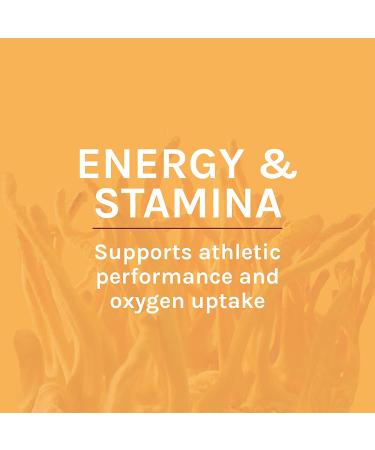 Fungi Perfecti Cordyceps Energy Support - 60 Veg Capsules for Vitality - Buy Online on GoSupps.com