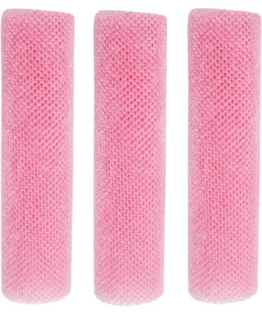 African Net Sponge | Nylon Mesh African Mesh Cloth Shower Net Scrubber | Dead Skin Removal Bath Sponges for Women & Men Pink - Buy Online on GoSupps.com