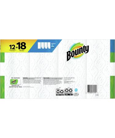 Bounty Select-A-Size 2-Ply Paper Towels - Pack of 12 Giant Rolls, White, 11 x 5-15/16 Inches - Buy Online on GoSupps.com
