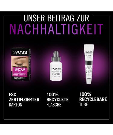 Syoss Eyebrow Kit - 1-1 Black Color (17ml) for Natural Look & Long-Lasting Results | Shop Internationally - Buy Online on GoSupps.com