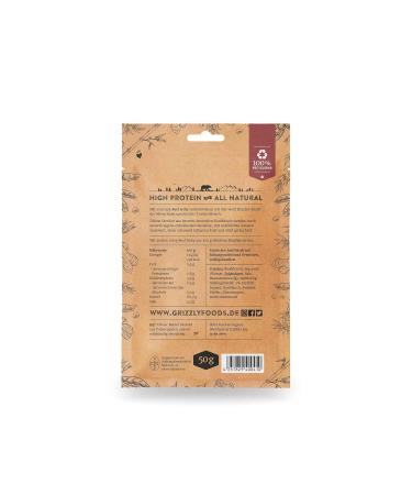 Buy Premium German Beef Jerky - Teriyaki Flavor (Pack of 10 x 50g) - 500g Dried Beef - International Shipping Available - Buy Online on GoSupps.com