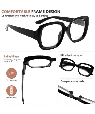 Eyekepper Reading Glasses for Women - Stylish Black +2.75 Diopters | International Shipping Available - Buy Online on GoSupps.com