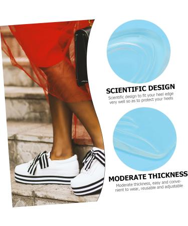Beaupretty Silicone Heightening Insoles - Invisible Shoe Inserts for Extra Comfort & Height | 2 Pairs of Transparent Half Pads (8.5X5.5CM) - Ideal for Boots & Everyday Wear - Buy Online on GoSupps.com