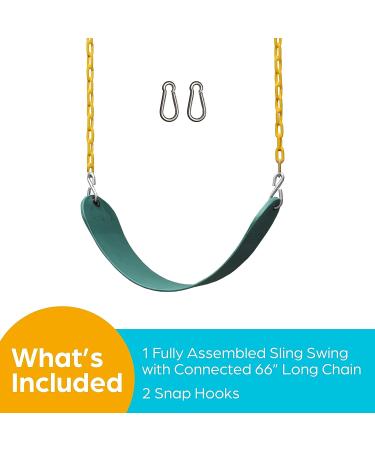 Jungle Gym Kingdom Green Swing Set Replacement Kit - Heavy Duty Chains - Outdoor Playground Accessories for Kids - Buy Online on GoSupps.com