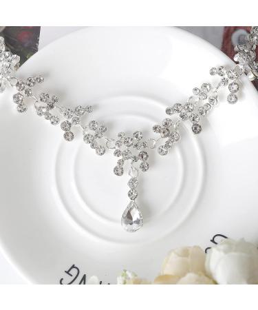 Crystal Rhinestone Wedding Tiara Crown for Brides - Goddess Elf Princess Fairy Headband for Women & Girls - Buy Online on GoSupps.com