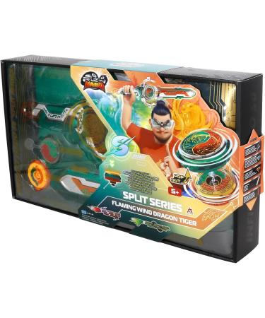 Infinity Nado Roundabout - Metal Battle Tops for Boys | Spinning Tops Launcher Toys | Beyblade Nado for Kids 5+ | Split Series: Flaming Wind Dragon & Tiger - Buy Online on GoSupps.com