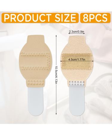 SAVITA 8pcs Adjustable Finger Splints - Reusable Soft Fabric Braces for Trigger Finger & Broken Finger Protection (Skin Color) | International Shipping Available - Buy Online on GoSupps.com