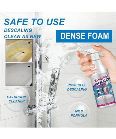 Bathroom Descaler Spray Bathroom Foam Cleaner Spray Limescale Remover Foam Spray All-Purpose Bubble Cleaner for Bathroom Sinks Floors 3PCS - Buy Online on GoSupps.com