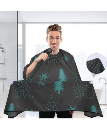 Waterproof Barber Cape - Green Tree & Cheetah Haircut Bib for Men & Women | Unisex Hair Cutting Cape  - Buy Online on GoSupps.com
