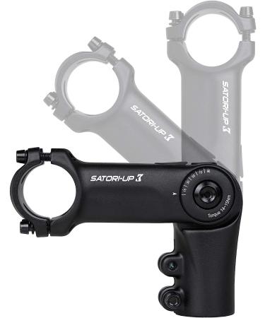 Satori UP3 Adjustable Bike Riser Handlebar Stem 1-1/8 x 31.8mm - 3D Forged Alloy - Ideal for Mountain & Road Bikes - Buy Online on GoSupps.com