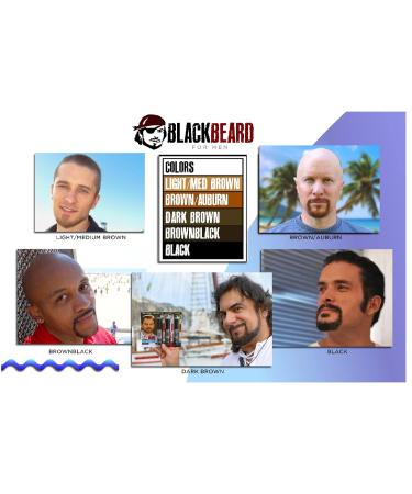 Blackbeard for Men Formula X Instant Color - Dark Brown 3 Pack 0.40 Fl Oz - Beard, Mustache, Eyebrow, and Sideburns Dye for Fast & Easy Men's Grooming - Buy Online on GoSupps.com