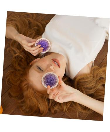 POPETPOP 2 Pairs Gel Eye Mask Ice Eye Mask Reusable Gel Eye Cover Round Gel Eye Cover Cooling Eye Cold Mask Hot Cold Eye Cover Round Cold Hot Eye Cover Purple Hot and Cold PVC Facial Mask 6.5X6.5X1CM Purple - Buy Online on GoSupps.com