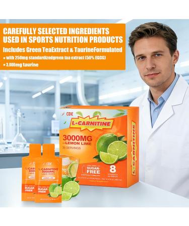 L-Carnitine Liquid Supplement with l carnitine 3000 and l carnitine Pre-Workout Formula with Green Tea Taurine & Electrolytes for Active Performance (30 Sachets) - Buy Online on GoSupps.com