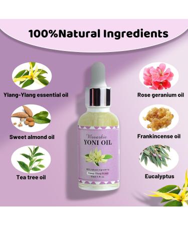 2 Packs Yoni Oil for Women | pH Balance & Natural Feminine Deodorant | Ylang-Ylang Essential Oil | 100% Natural Vaginal Moisturizer (1 fl oz/30 ml - Buy Online on GoSupps.com