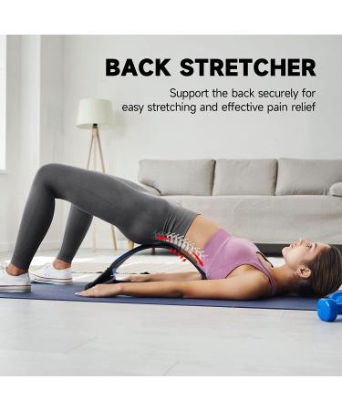 Back Stretcher Back Cracking Device - Back Cracker 4 Levels Spine Board  Back Popper Chiro Board for Lower and Upper Back Pain Relief  Adjustable Lumbar Stretcher  Black Blue - Buy Online on GoSupps.com