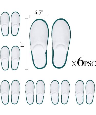 Premium Coral Fleece Disposable Spa Slippers Bulk for Guests - Non-Slip Closed-Toe Design with Travel Bags - Ideal for Wedding, Parties, and Hotel Use - Buy Online on GoSupps.com