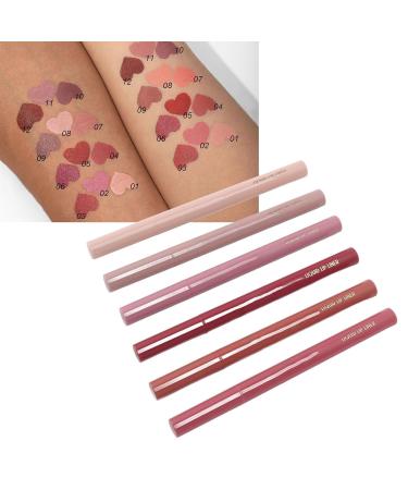 Buy Lip Liner Marker Set - 6 Matte Colors Waterproof & Long-Lasting for Perfect Lips | International Shipping - Buy Online on GoSupps.com