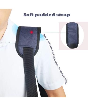 Jakago 60 Universal Adjustable Shoulder Strap for Bags | Non-Slip Cushion Ventilated Design 4.5cm Wide 155cm Long (Blue) - Comfortable & Durable - Buy Online on GoSupps.com
