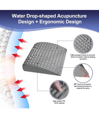 Zhongko 2-in-1 Neck & Back Stretcher | Adjustable Spine Board Posture Corrector for Back & Neck Pain Relief - Buy Online on GoSupps.com