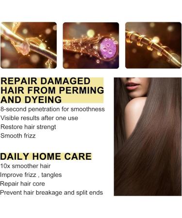 NQNFWCRJ 8 Second Rejuvenating Hair Mask Keratin Treatment Cream Miracle Dry Hair Mask Suitable for Permed Dyed and Damaged Hair Daily Care - Buy Online on GoSupps.com