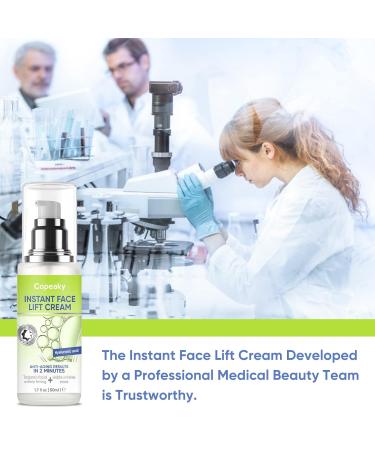 AVPAVP Instant Face Lift Cream Lightweight Non-Greasy Formula for Immediate Tightening Intense Hydration to Visibly Smooth Wrinkles & Firm Skin for Face & Neck 50ml - Buy Online on GoSupps.com