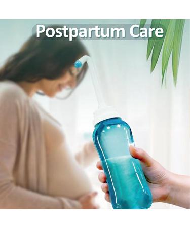 Peri Bottle for Postpartum Care | Handheld Portable Bidet Spray for Women | 500ml (16.9 oz) - Ideal for Perineal Cleansing Menstruation & Hemorrhoids - Buy Online on GoSupps.com