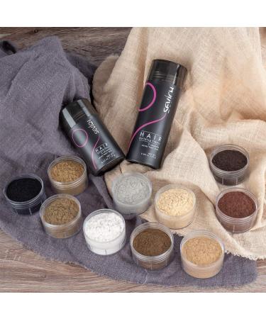 Sevich Unisex Hair Fibers - 5 Seconds to Conceal Hair Loss | Natural Keratin for Thinning Hair | 25g Black - International Shipping Available - Buy Online on GoSupps.com