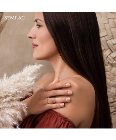 SEMILAC 415 Sahara Sand Storm Nail UV Gel Polish | Long Lasting and Easy to Apply | Soak off UV/Led | Perfect for Home and Professional Manicure and Pedicure 7 ml - Buy Online on GoSupps.com