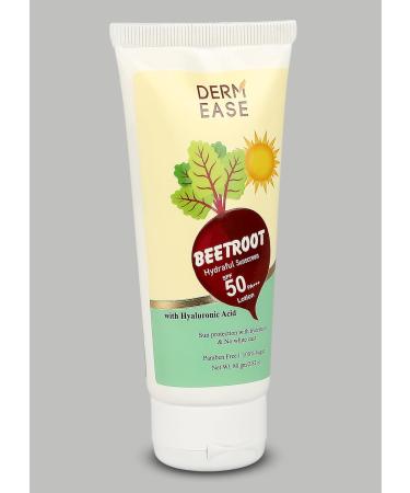 DERM EASE Beetroot Hydraful Moisturizer Hyaluronic Acid Formula 48 Hour Hydration Oil Free All Skin Types 80ml - Buy Online on GoSupps.com