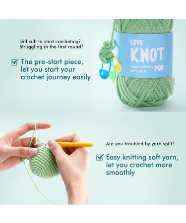 Loveknotpop Crochet Kit: Easy Crochet Animal Kit for All Ages | Soft Yarn & Step-by-Step Video | Cute Cow Design | Perfect Gift for Easter, Mother's Day, Christmas & Birthdays - Buy Online on GoSupps.com