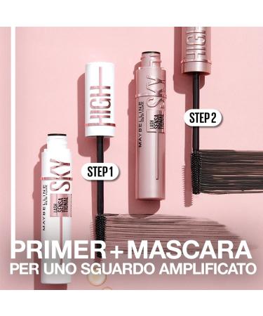 Maybelline New York Sky High Lash Sensational Primer and Volume with flexible black brush also suitable for sensitive eye cosmetics 2 - Buy Online on GoSupps.com
