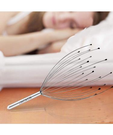 Nicemovic Head Massager Set - 20-Finger Head Crawler for Ultimate Relaxation | Metal Head Scratch Stick in Random Colors - International Shipping Available - Buy Online on GoSupps.com