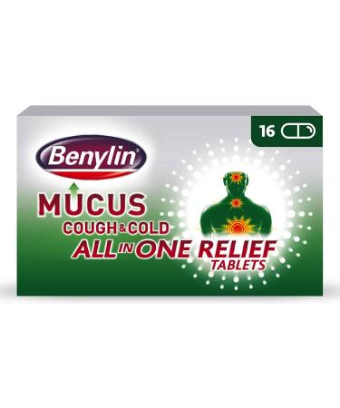 Benylin Mucus Cough & Cold All in One Tablets 16 each